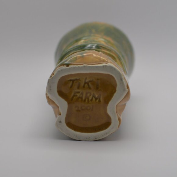 Tiki Farm 2001 Green 5 inch Tiki (Crazy Al Evans Charmer) - Picture 4 of 5